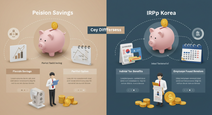 연금저축 vs IRP, 중도 인출 가능성부터 혜택 비교까지 알아보기