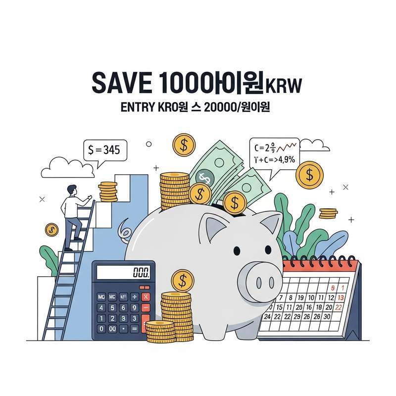 1억 모으기 현실, 월급 200 사회초년생도 가능할까?